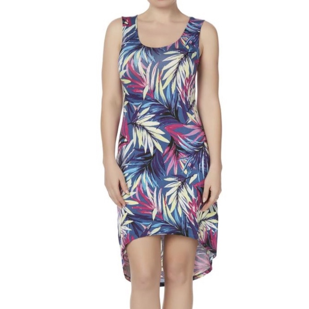 tropical dress, size XL - Picture 1 of 2
